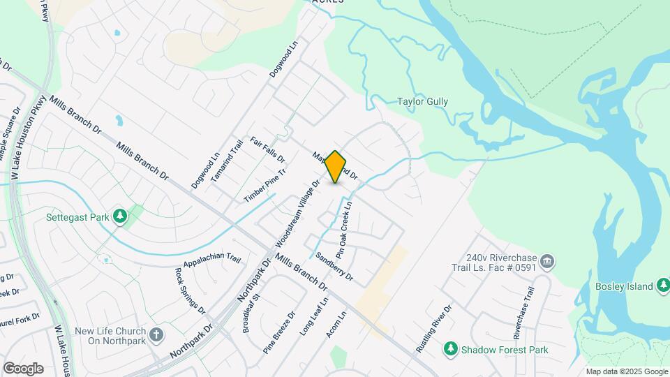 2825 Woodspring Forest Dr Map and Location Details