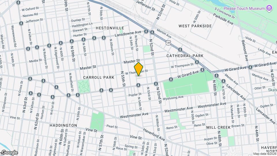 1231 N 54th St Map and Location Details