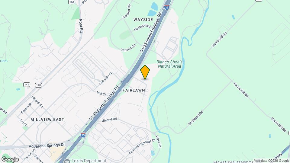 1013 Hackberry St Map and Location Details