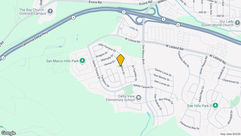 2486 El Fresco Dr Map and Location Details