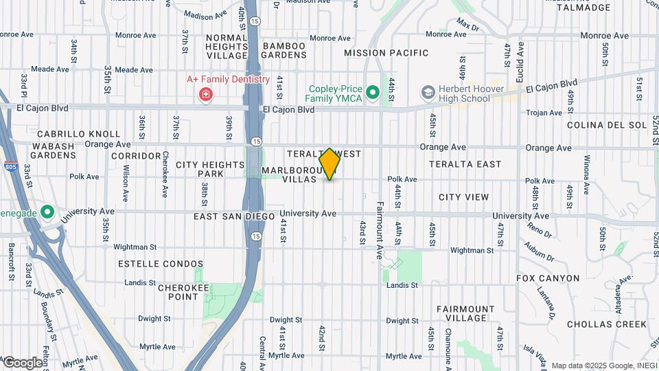 4079 42nd St Map and Location Details
