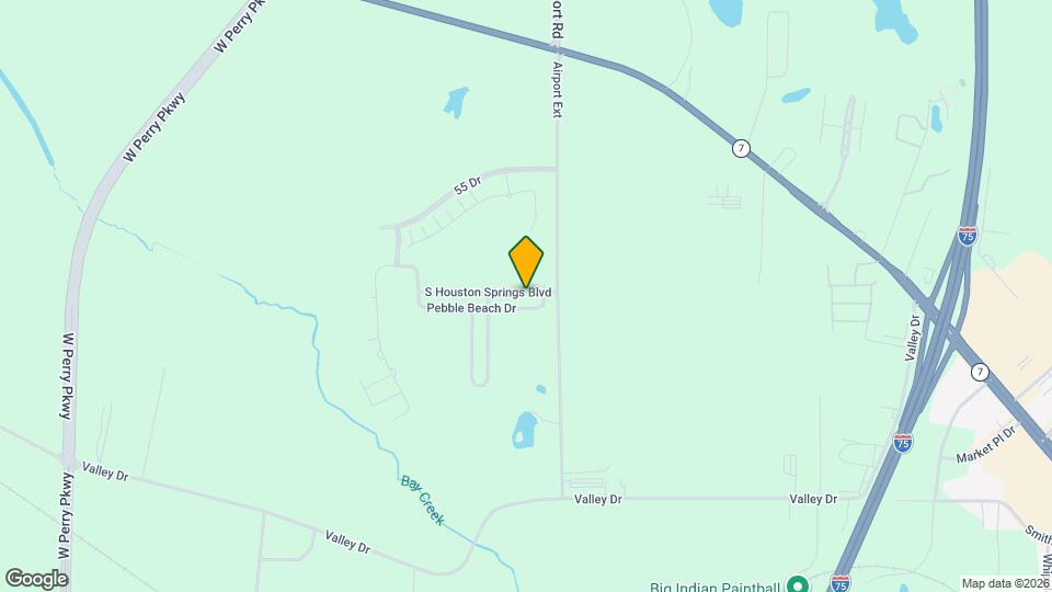 207 S Houston Springs Blvd Map and Location Details