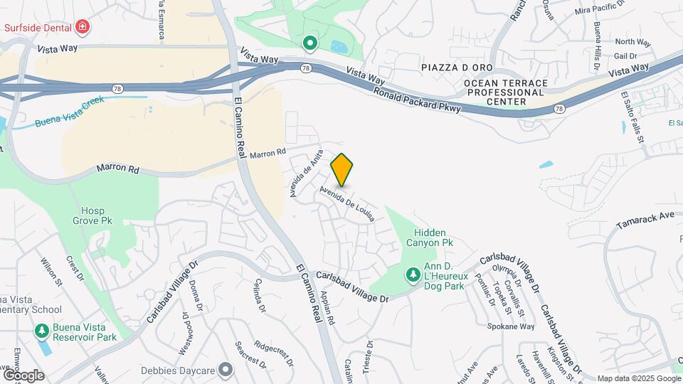 2809 Via Clarez Map and Location Details