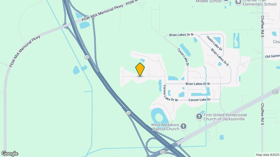 11794 Parker Lakes Drive Map and Location Details