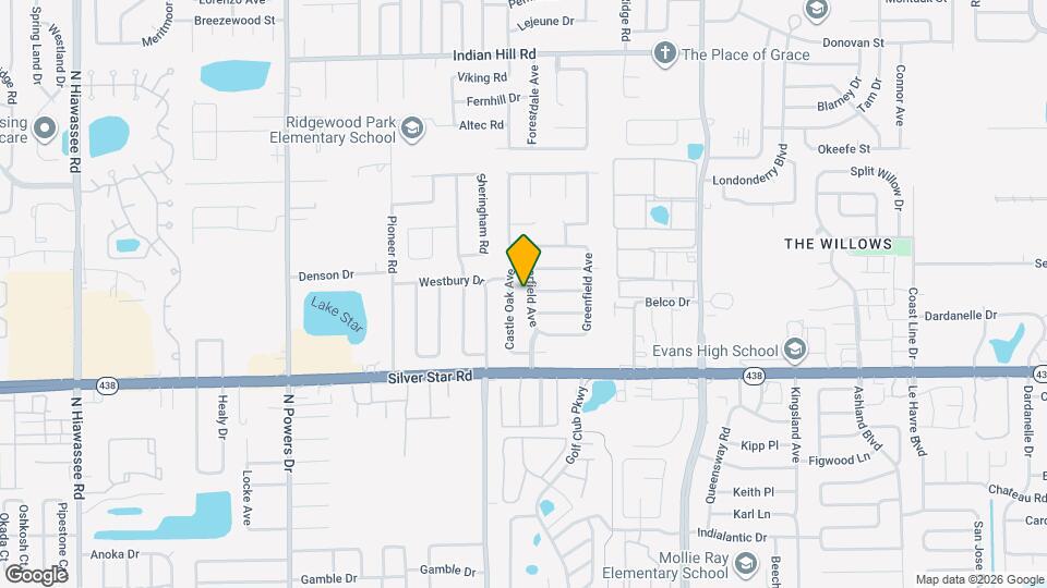 2800 Clearfield Ave Map and Location Details