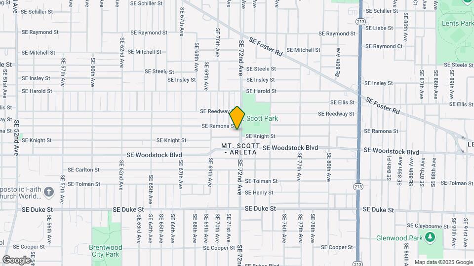 5855 SE 72nd Ave Map and Location Details
