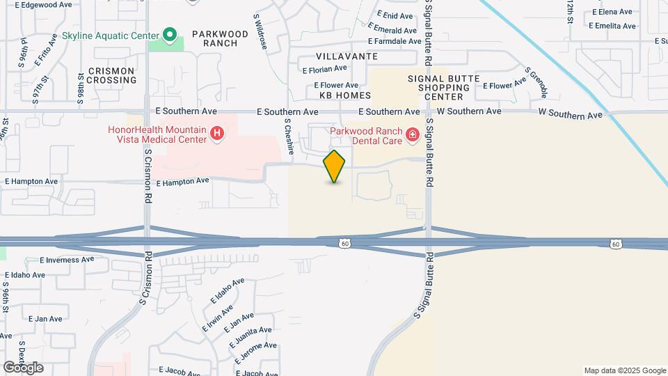 Sage Mesa 55+ Active Adult Map and Location Details