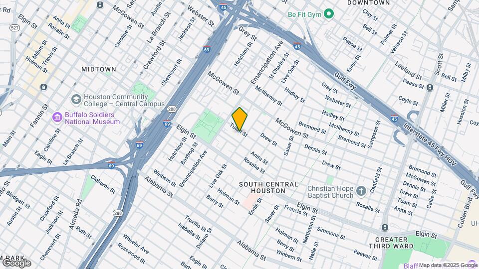2510 Tuam St Mapa y Detalles de la Ubicación