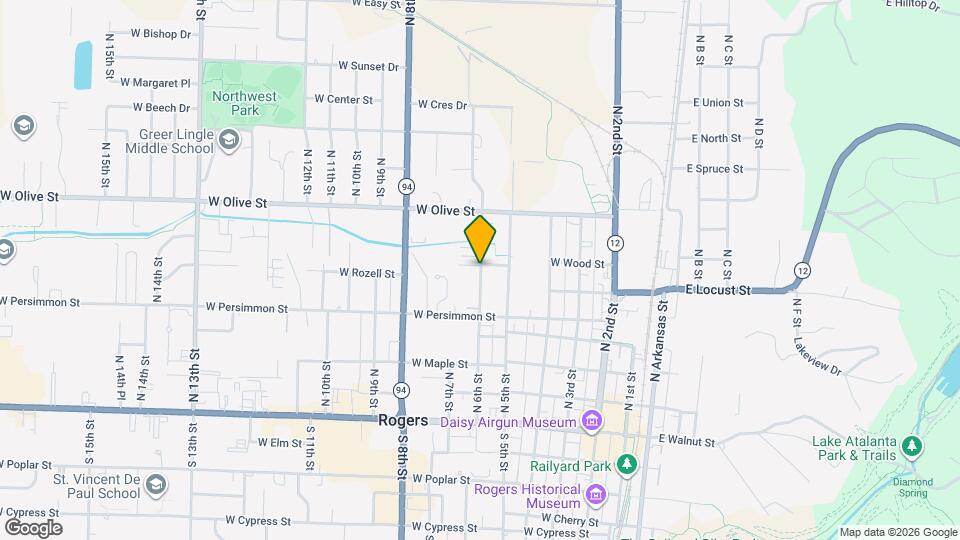 604 N 6th St Map and Location Details