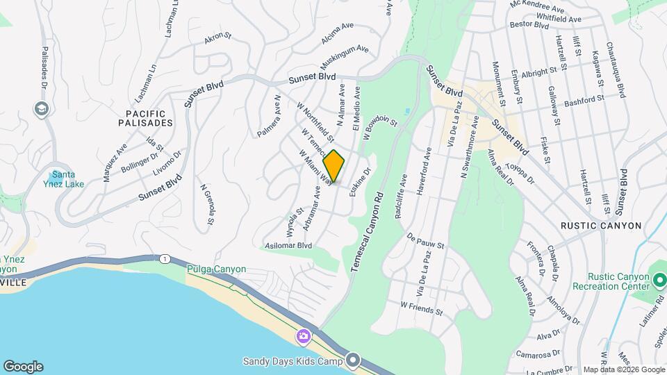 549 El Medio Ave Map and Location Details