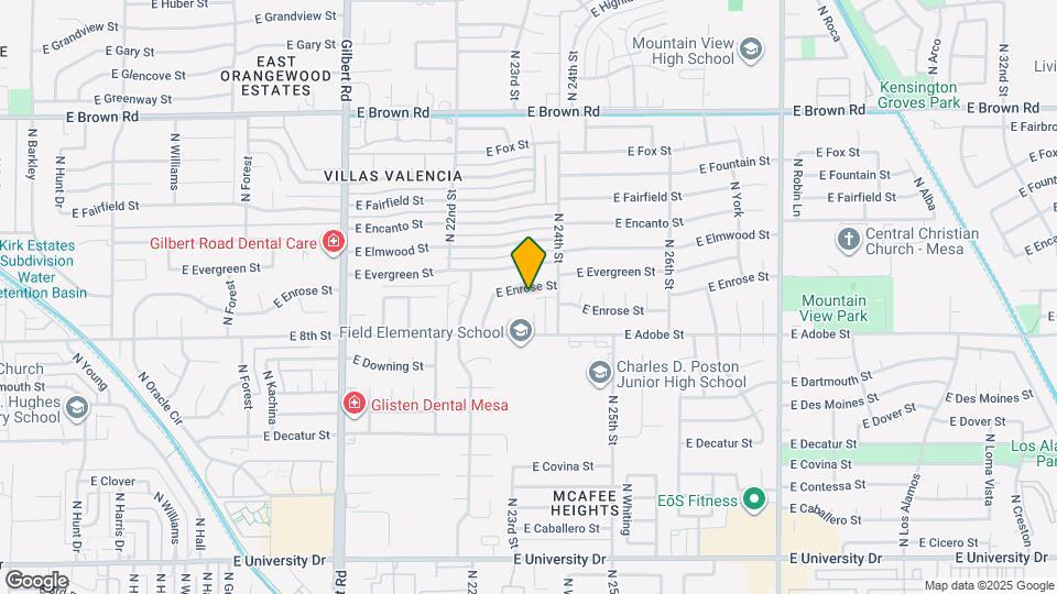 2329 E Enrose St Map and Location Details