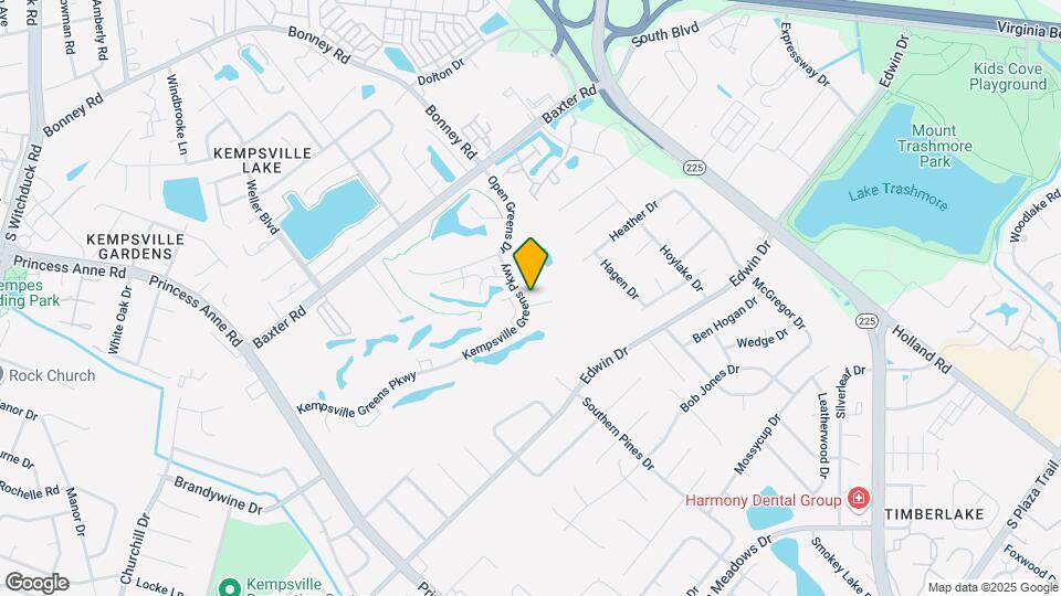 502 Kempsville Greens Ct Map and Location Details