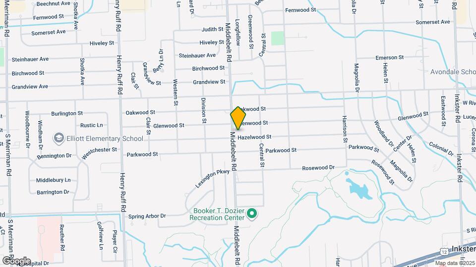 1289 Middlebelt Rd Map and Location Details
