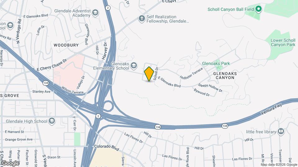 2124 Glen Ivy Dr Map and Location Details