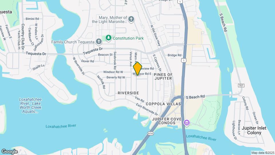 1611 Treemont Ave Map and Location Details