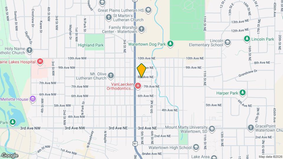 410-416-416 8th Ave NE Map and Location Details