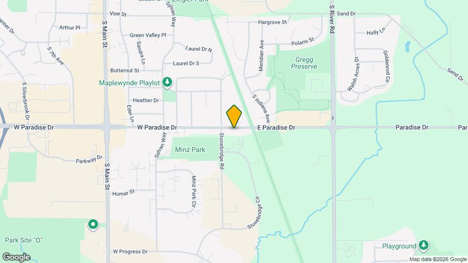 211 E Paradise Dr, Unit 211 Mapa y Detalles de la Ubicación