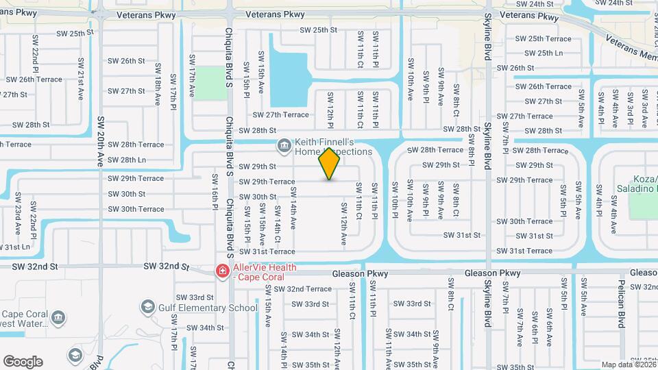 1214 SW 29th Terrace Map and Location Details