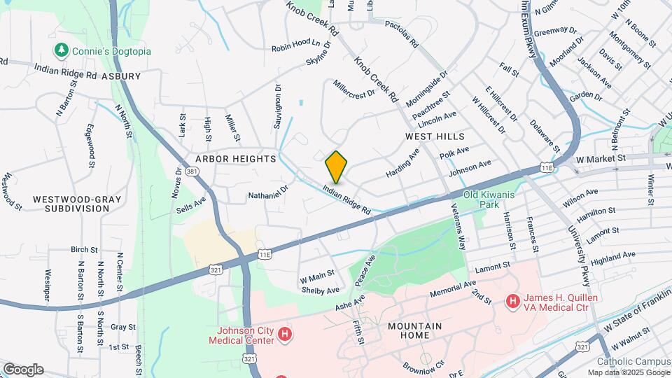 1228 Indian Ridge Rd Map and Location Details