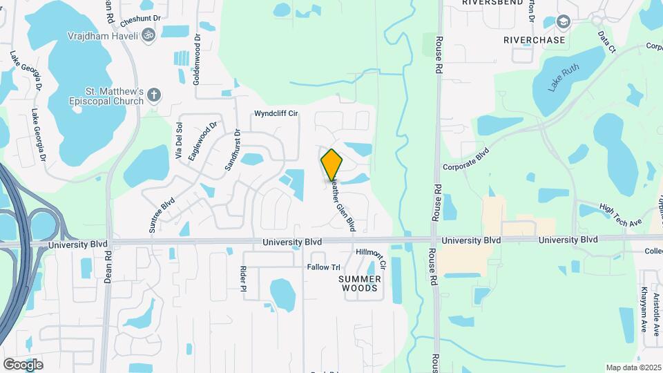 4521 Bridgeton Ln Map and Location Details