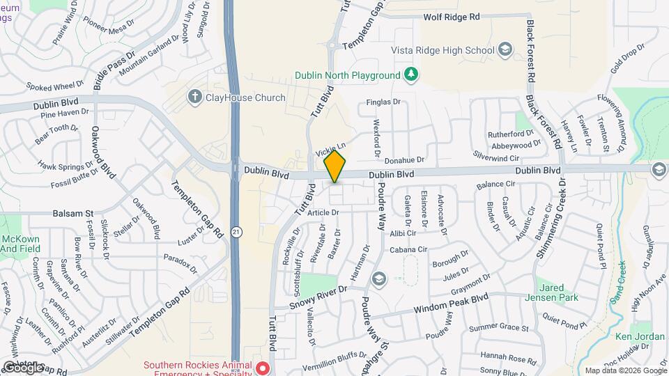 6137 Sierra Grande Point Map and Location Details