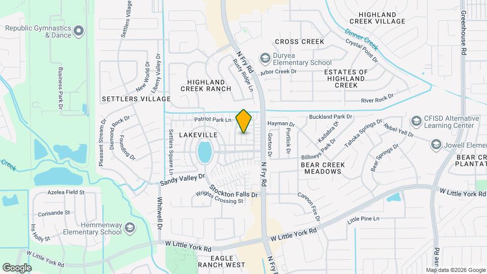 6322 Hall Pond Ct Map and Location Details