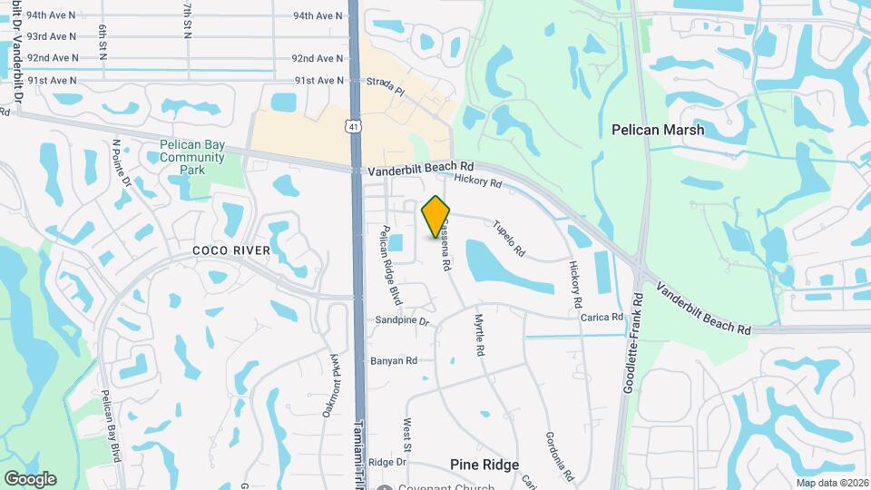 823 Cassena Rd Map and Location Details