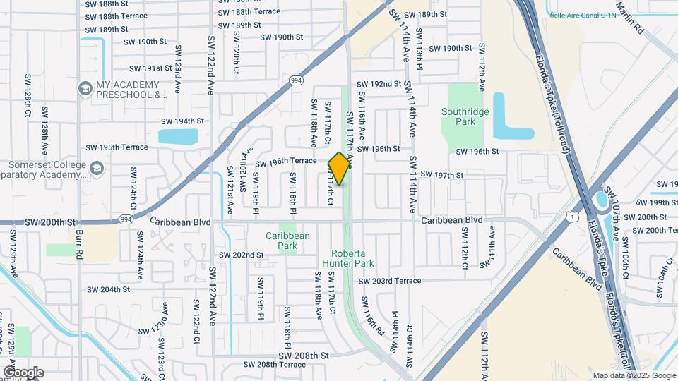 19810 SW 117th Ave Mapa y Detalles de la Ubicación