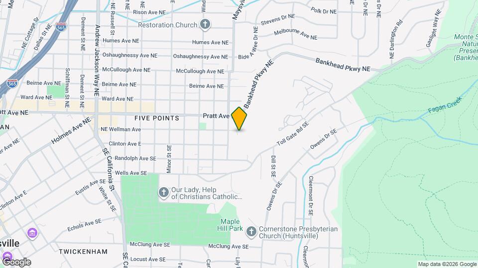 1716 NE Wellman Ave Map and Location Details