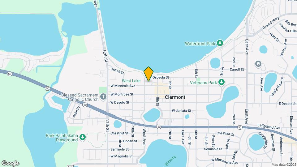 872 Minneola Ave Mapa y Detalles de la Ubicación