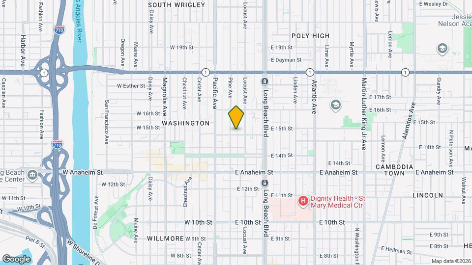 1500 Pine Ave Map and Location Details