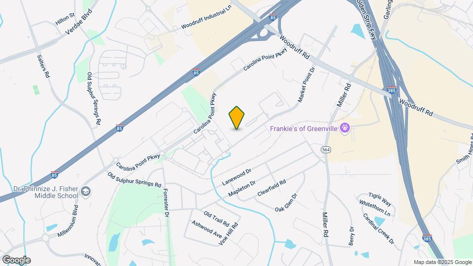 "Overture Greenville55+ Active Adult Apartment Homes" Mapa y Detalles de la Ubicación