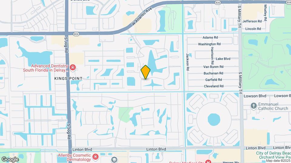 15217 Lakes of Delray Blvd Map and Location Details