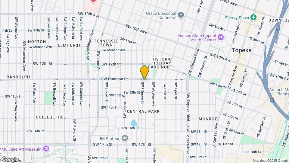 925-929 SW Huntoon St Map and Location Details
