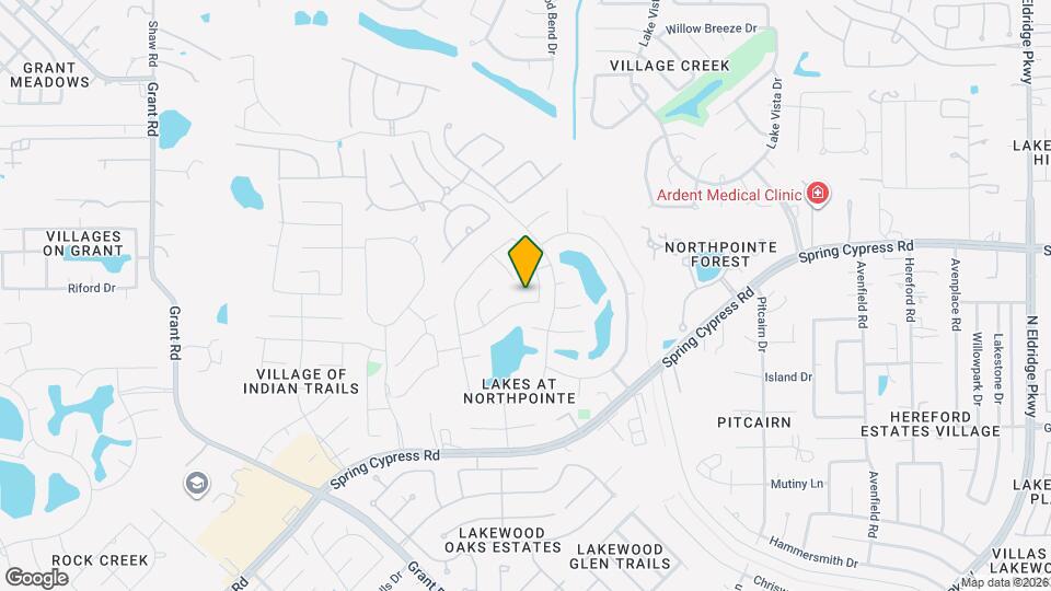 13414 Barons Lake Ln Map and Location Details