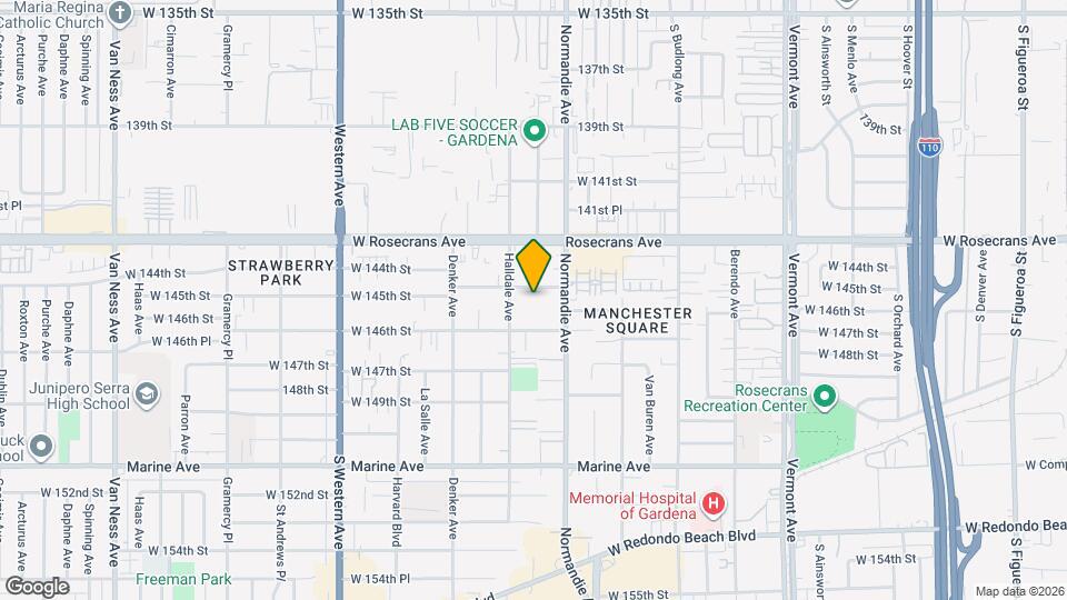 1434 W 145th St Map and Location Details