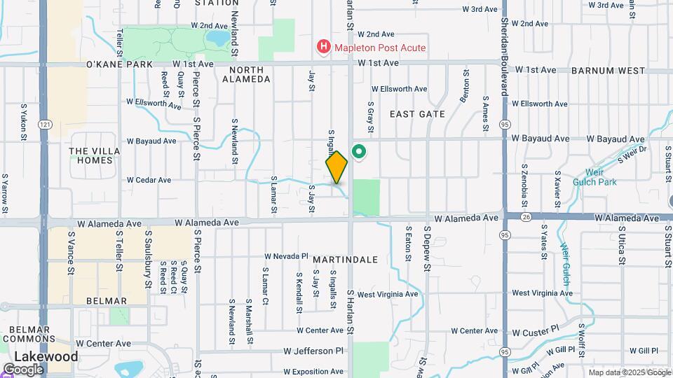 240 S Ingalls St Map and Location Details