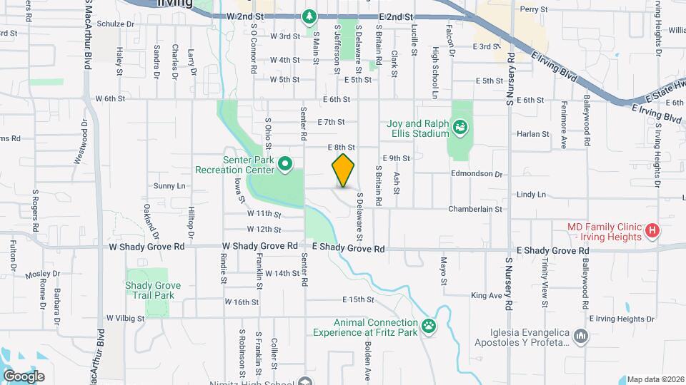 206 Senter Valley Rd Map and Location Details