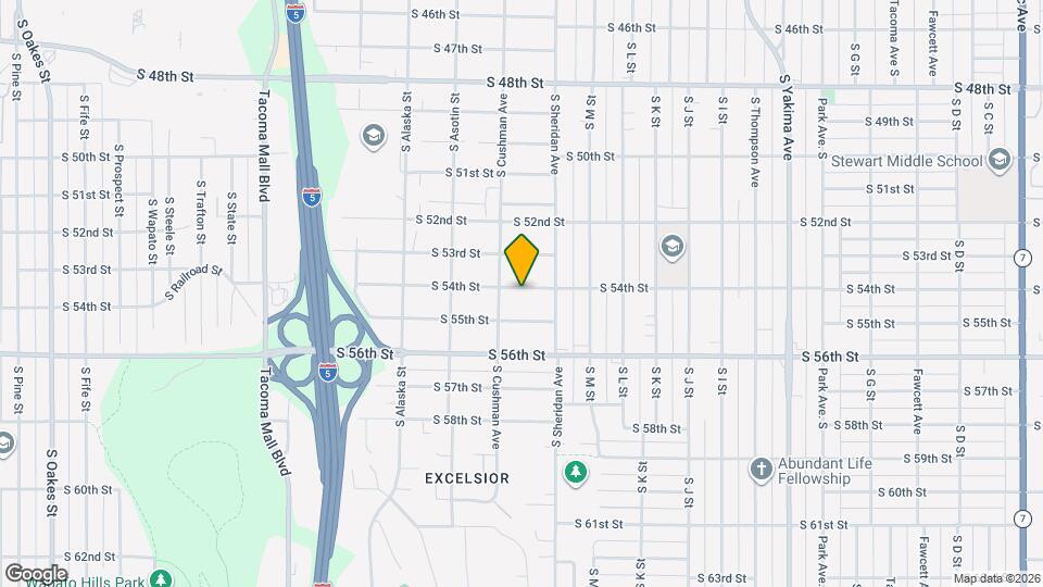 1426 S 54th St Map and Location Details