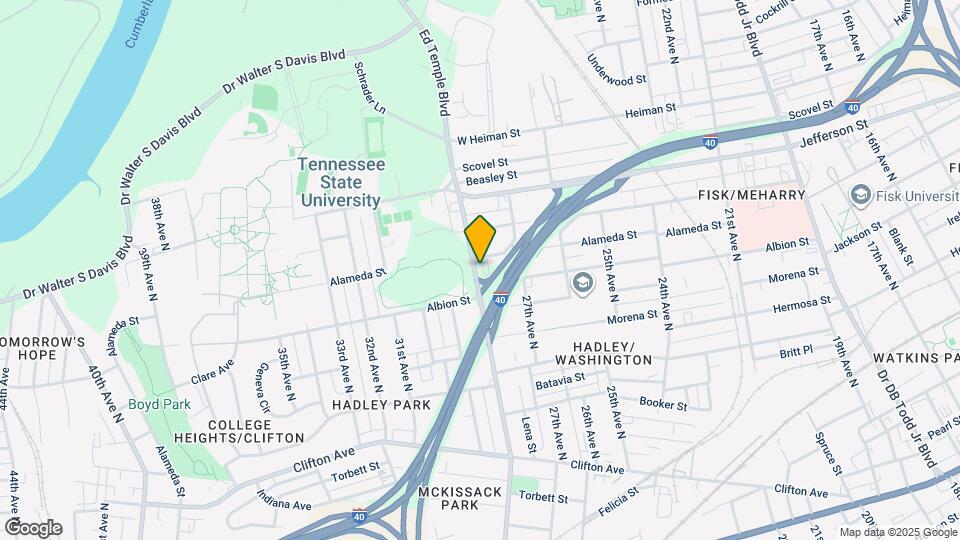 2719 Alameda St Map and Location Details