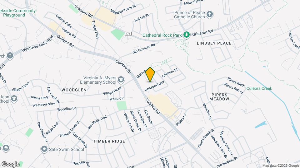 3702 Grissom Br Mapa y Detalles de la Ubicación