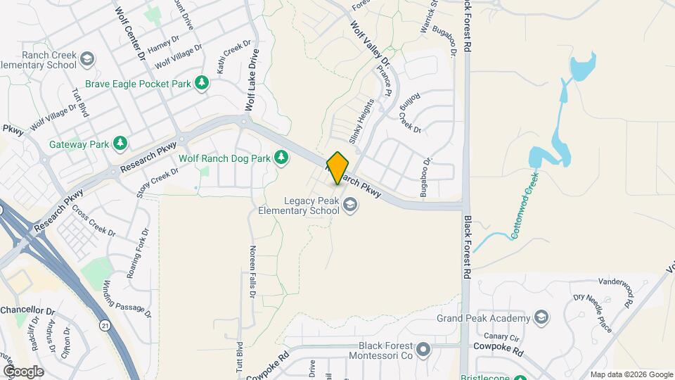 8732 Wolf Valley Dr. Map and Location Details