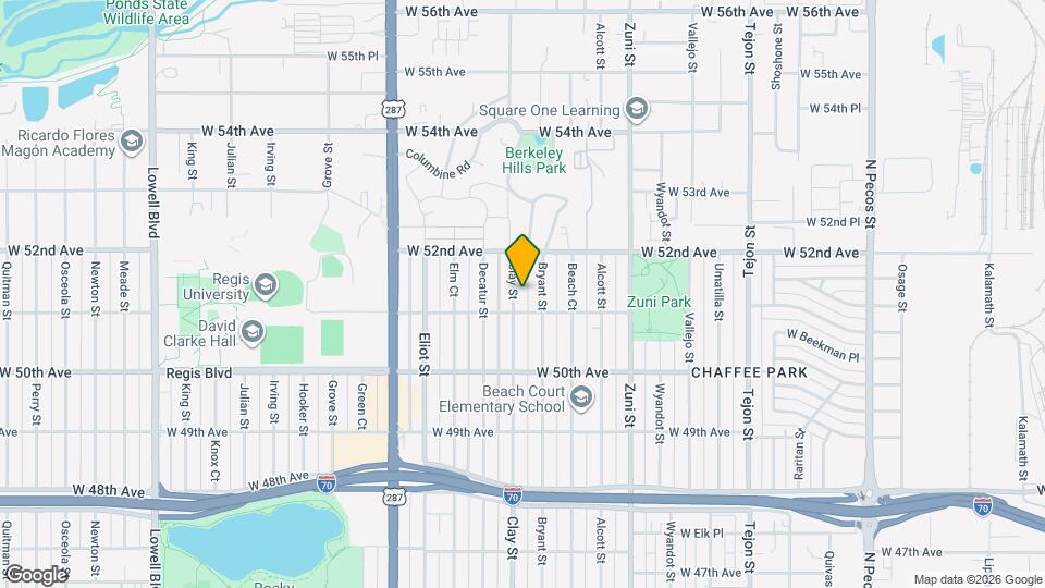 5130 Clay St Map and Location Details