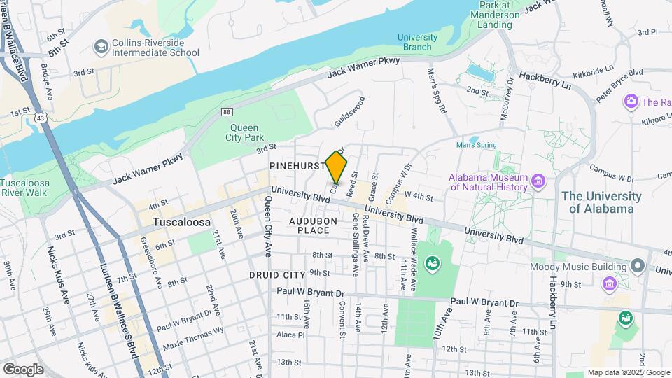 425 Caplewood Dr Map and Location Details