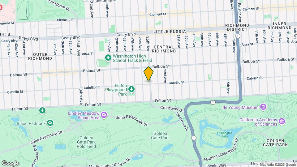 795 25th Ave Mapa y Detalles de la Ubicación