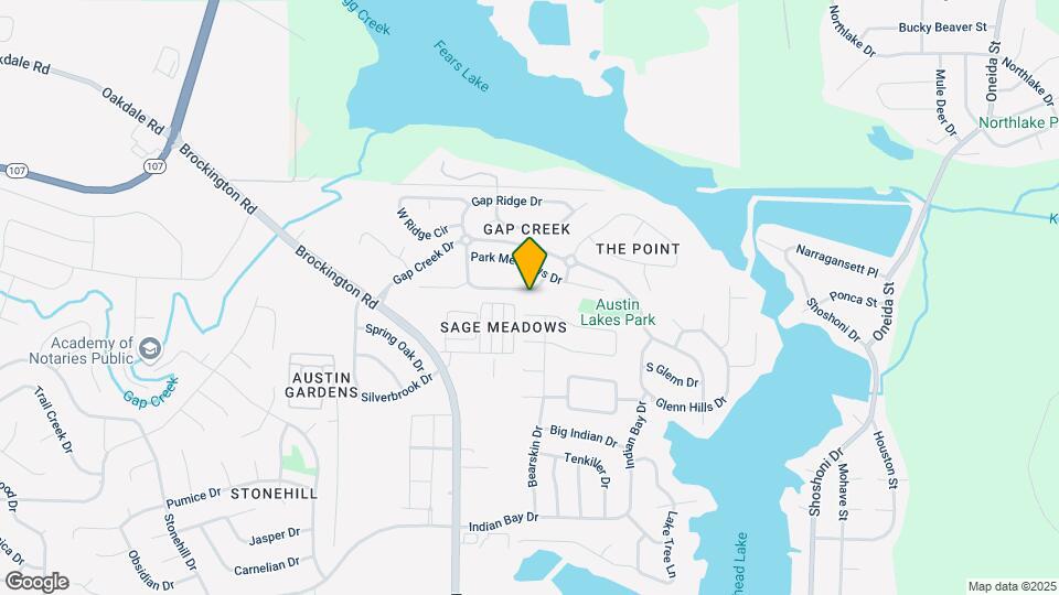 7121 Gap Meadows Dr Map and Location Details