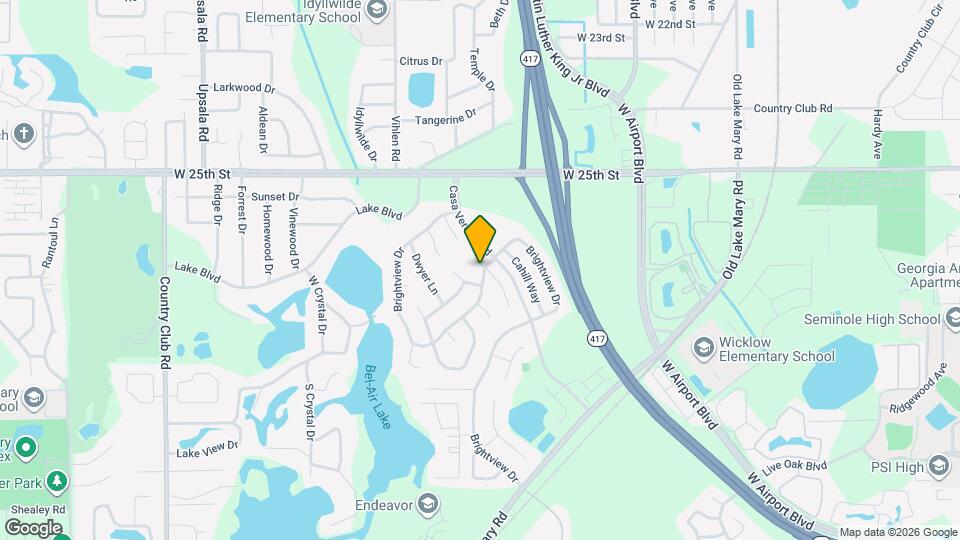 2620 Alamosa Pl Map and Location Details
