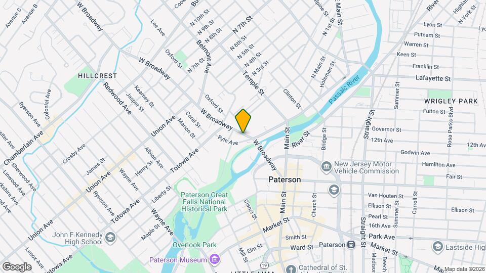 119 W Broadway Map and Location Details