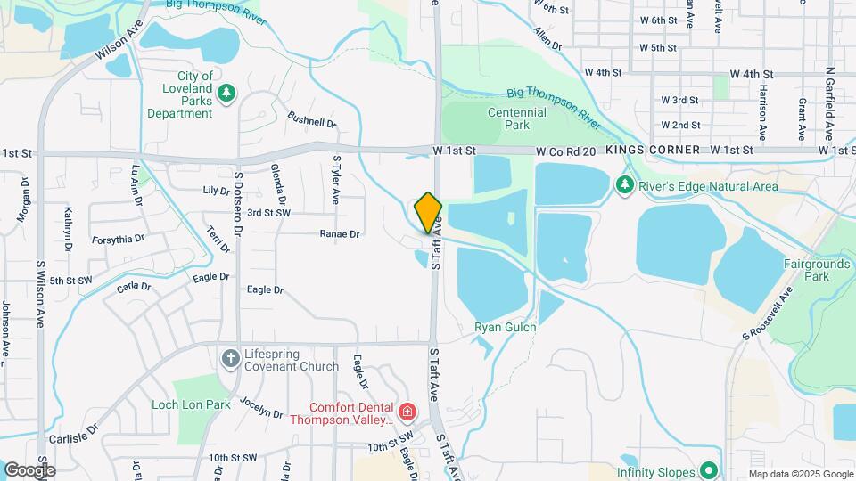 414 Audrey Dr Map and Location Details