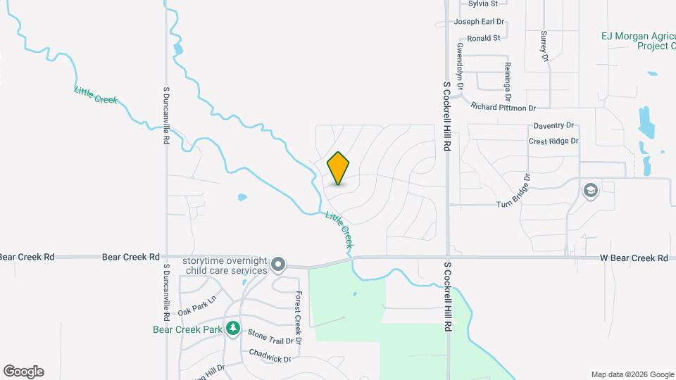 1321 Greenfield Dr Map and Location Details